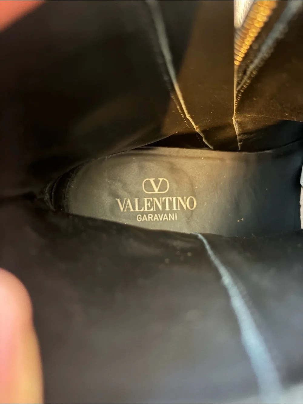 VALENTINO GARAVANI rockstud leather boots